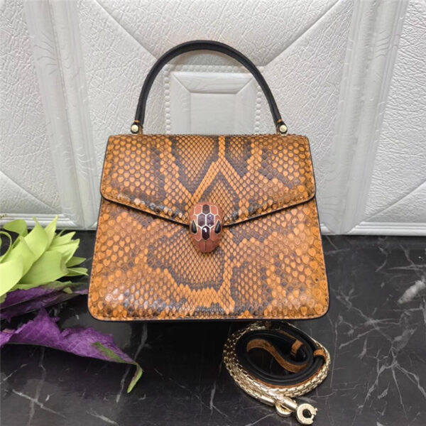 BVLGARI snakeskin bag