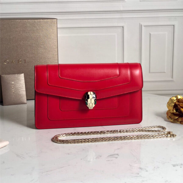 bvlgari serpenti forever bag red