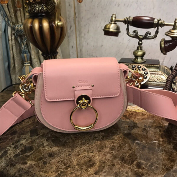 chloe tess small hobo bag pink