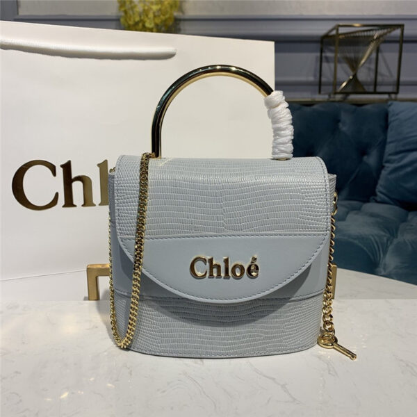 chloe aby mini leather shoulder bag