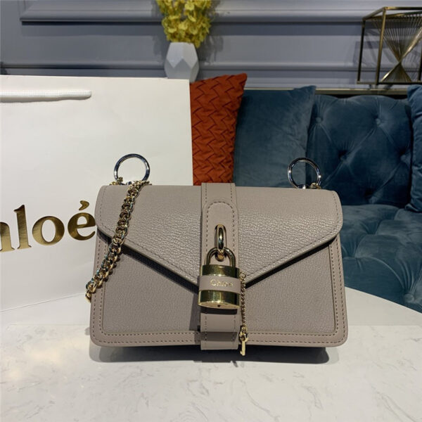 chloe aby leather shoulder bag