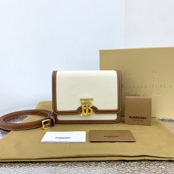 Burberry Canvas TB Crossbody Bag