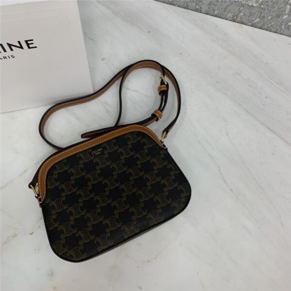 celine small camera bag in triomphe canvas replica bags