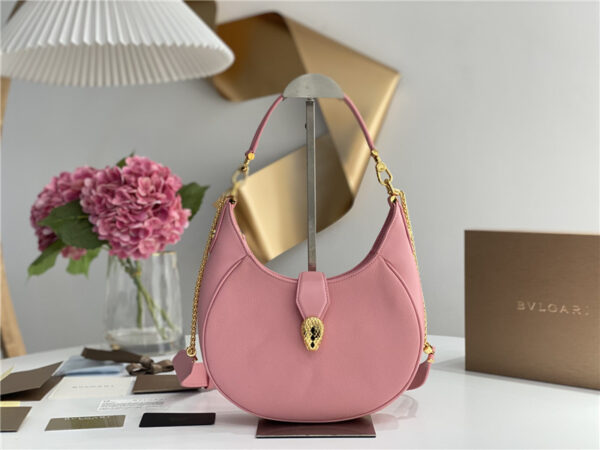 bvlgari serpenti leather hobo bag