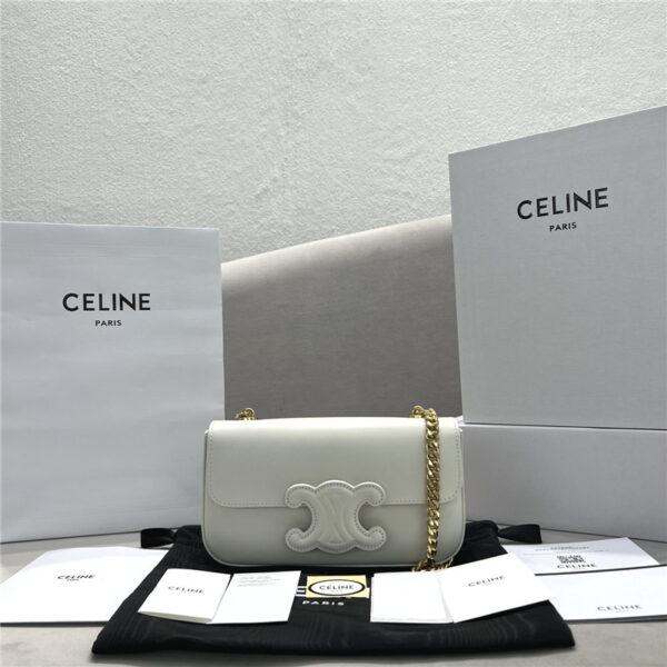 celine triomphe chain shoulder bag