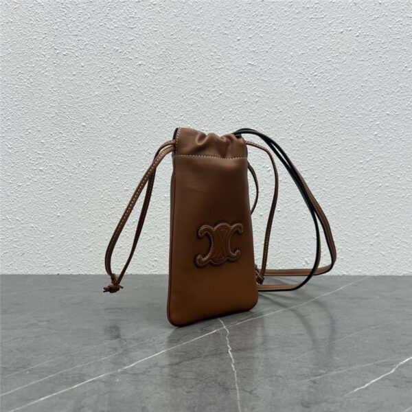 celine drawstring phone bag