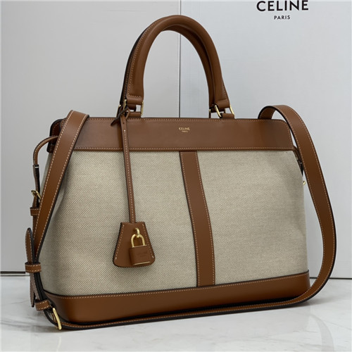 celine cabas canvas bag