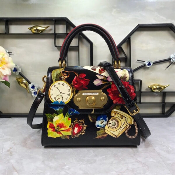 Dolce & Gabbana d&g doorbell floral-print bag