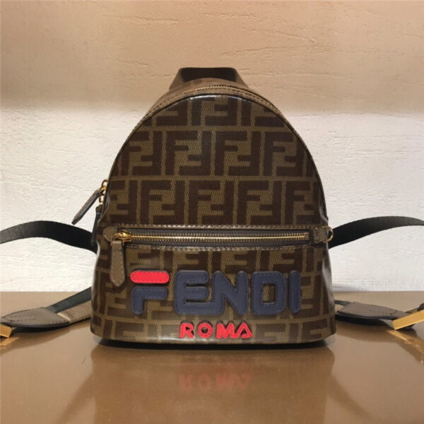 Fendi Black FF Backpack