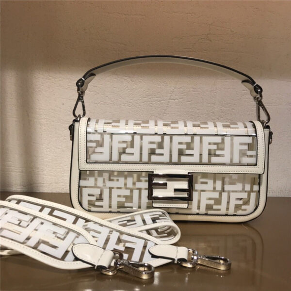 fendi baguette transparent bag