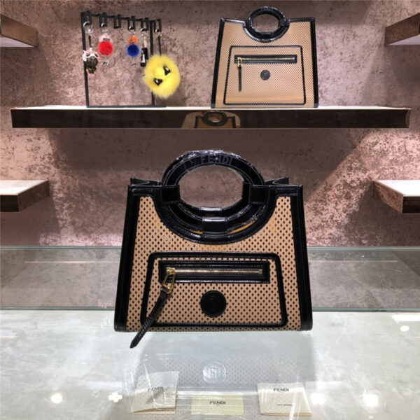 fendi runway tote bag