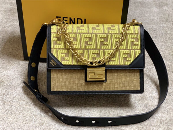 fendi Embroidery FF bag