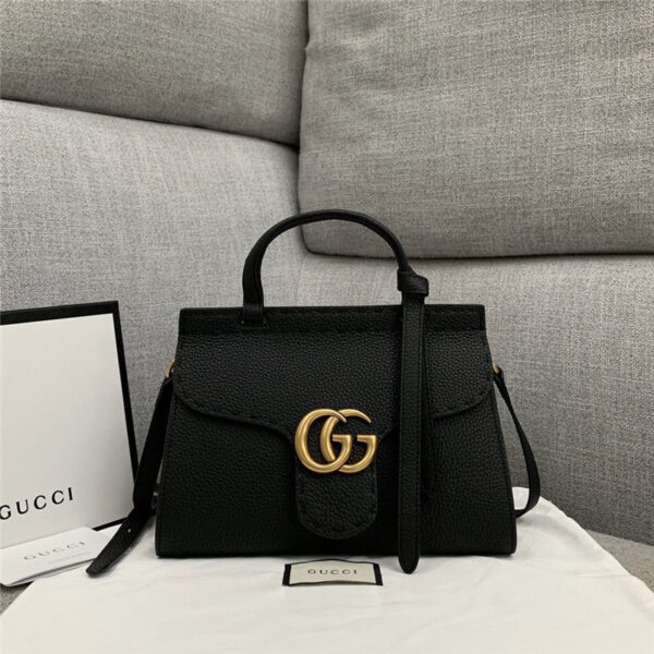 GG Marmont leather handle mini bag