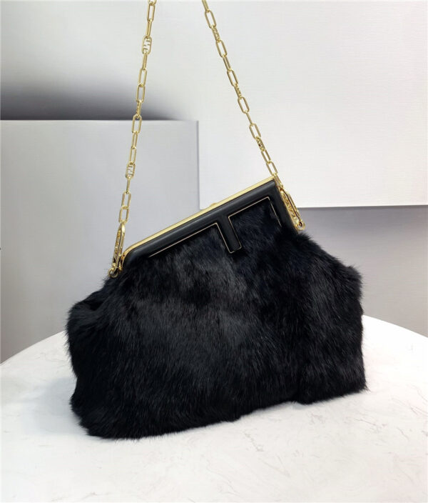 fendi mink fur first bag