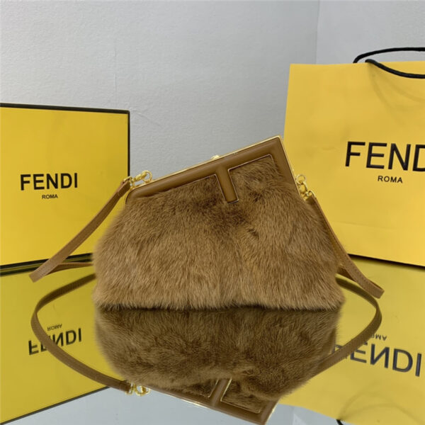 fendi first mink fur bag small