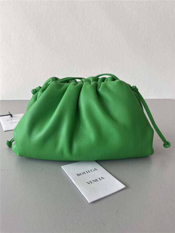 bottega veneta green pouch bag