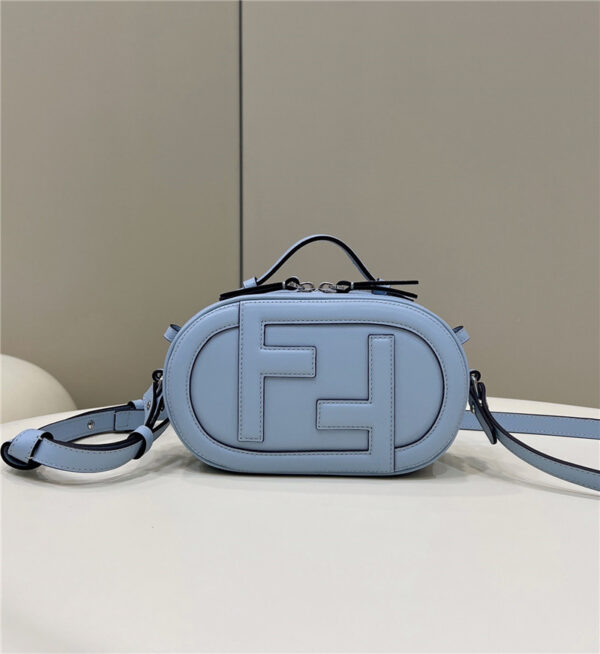 fendi logo suede camera bag