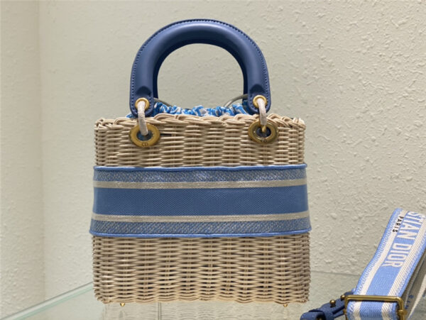 lady dior woven bag