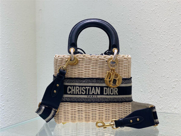 lady dior woven bag