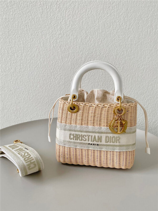 lady dior woven bag