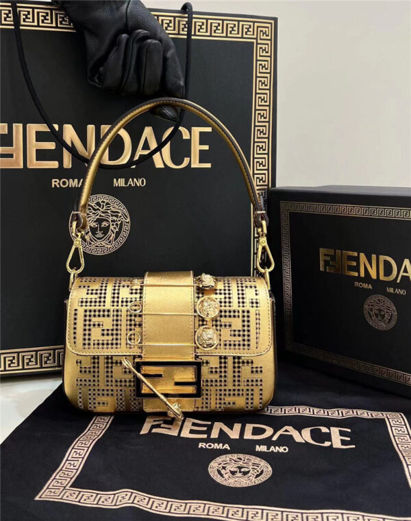 fendi x versace baguette hobo bag