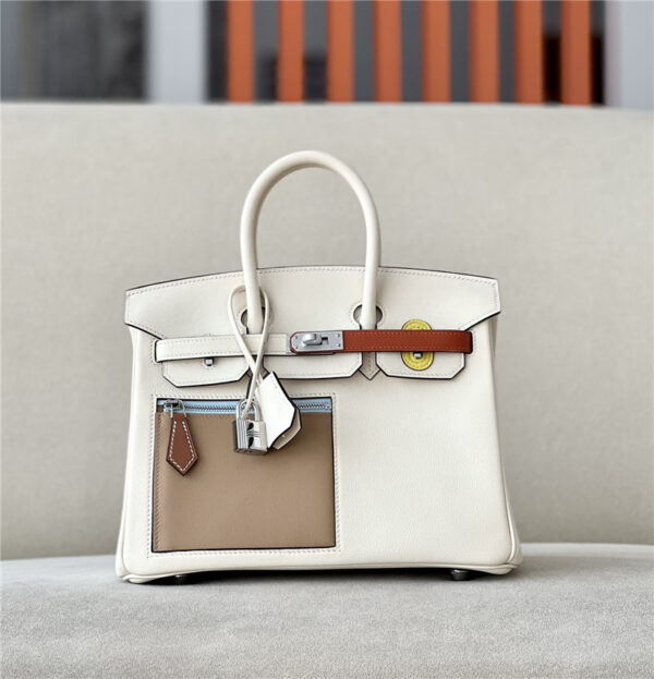 hermes birkin 25 swift leather bag