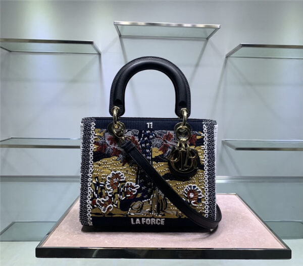 lady dior embroidered bag