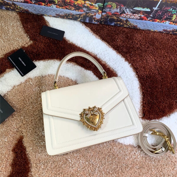 dolce gabbana D&G Medium Devotion Bag White