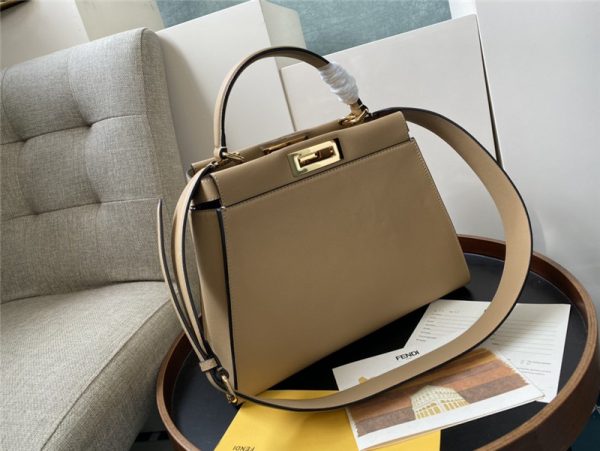 fendi peekaboo bag medium brown
