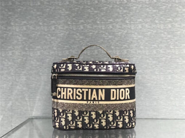 dior oblique cosmetic bag