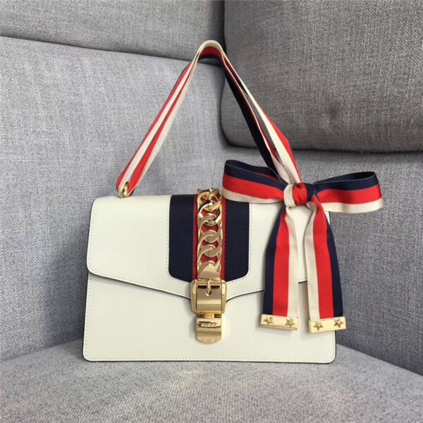 gucci sylvie medium top handle bag