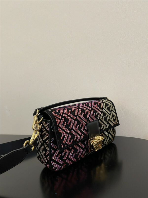 versace fendace baguette shoulder bag