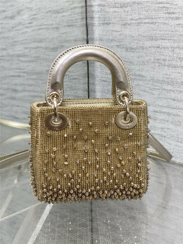 lady dior beads micro bag