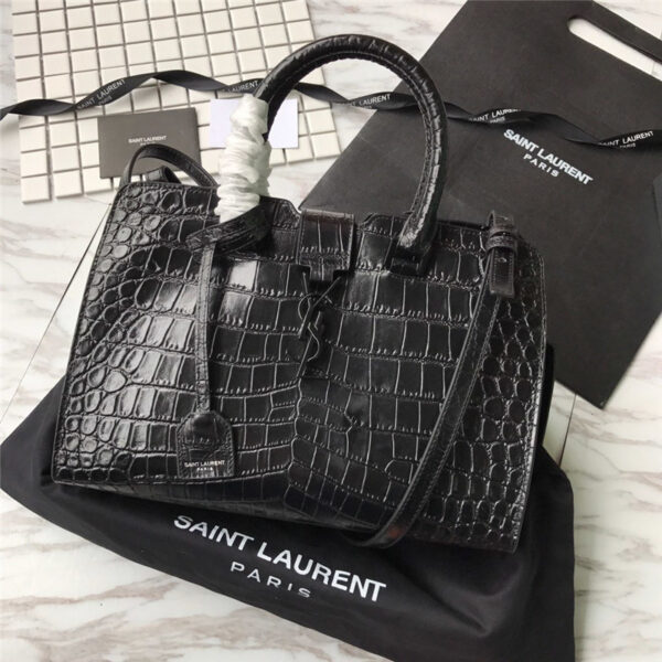 ysl crocodile handbag