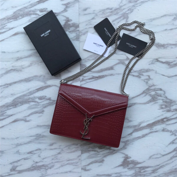 ysl envelope bag red