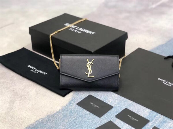 ysl uptown chain wallet