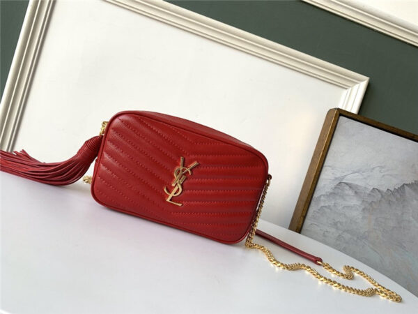 ysl lou camera bag replica bags red