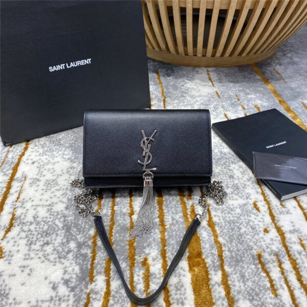 ysl kate bag silver