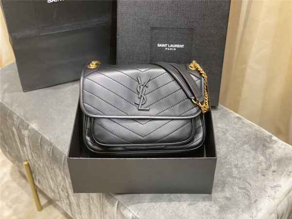 ysl niki leather shoulder bag silver