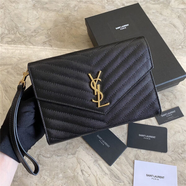 ysl clutch caviar replica bags