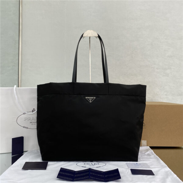 prada nylon shopping bag