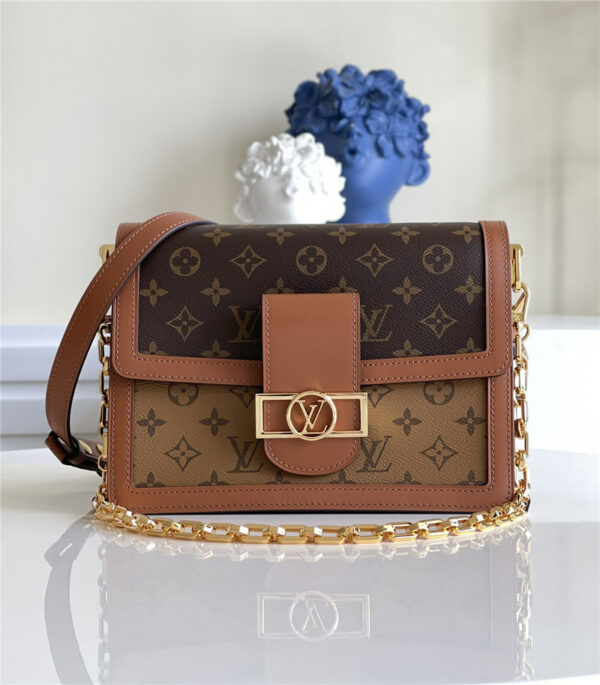 louis vuitton lv dauphine mm monogram bag