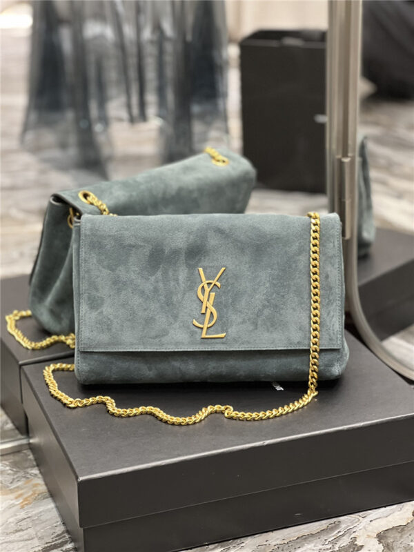 ysl kate bag suede