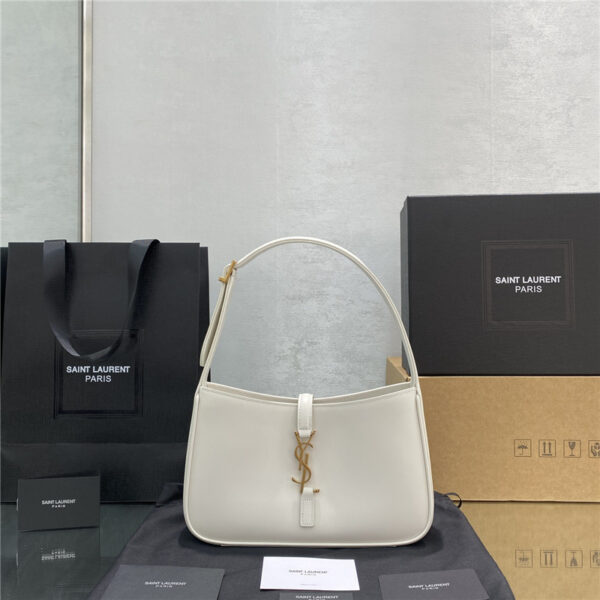 ysl le 5 à 7 hobo bag white