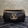 valentino garavani stud sign leather shoulder bag
