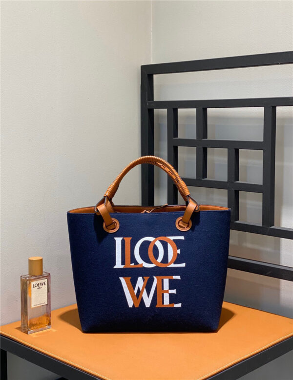 loewe anagram tote bag