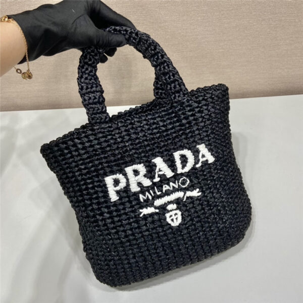 prada fiber tote bag