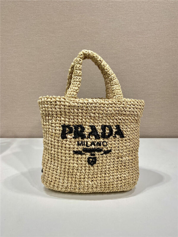 prada fiber tote bag