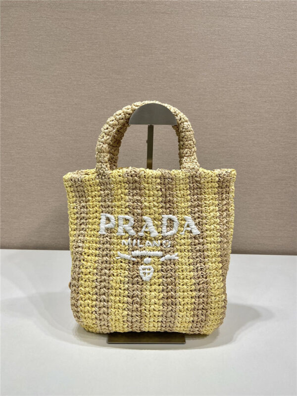 prada fiber tote bag