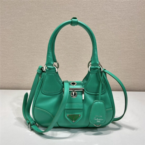 Prada Moon Re-Nylon and leather bag